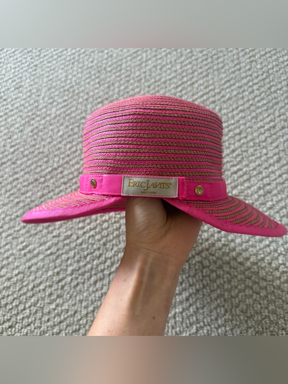 Eric Javits pink hat